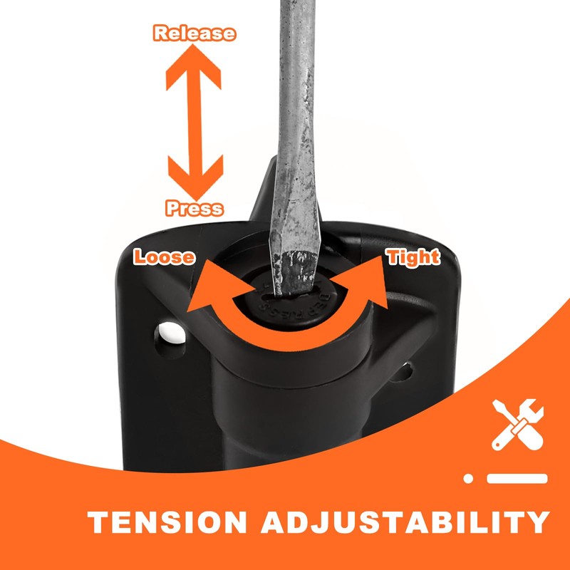 KOVOSCH Self-Closing Gate Hinges, Tension Adjustable Heavy Duty Gate Hinges