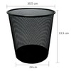 Cesto Bote De Basura Malla Mesh Redondo 20l Negro Reforzado