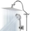Hibbent All Metal Shower Head,High Pressure Rainfall Shower Head,with Handheld