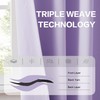 DUALIFE Lavender Curtains Room Darkening，Rod Pocket and Back Tab Thermal