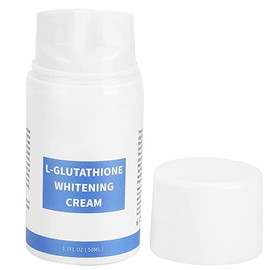 ZJchao Crema Facial Blanqueadora con Glutatin, Crema Facial Hidratante Iluminadora Antiarrugas de 50 Ml, Mejora el Tono de la Piel, Aclara Manchas y  