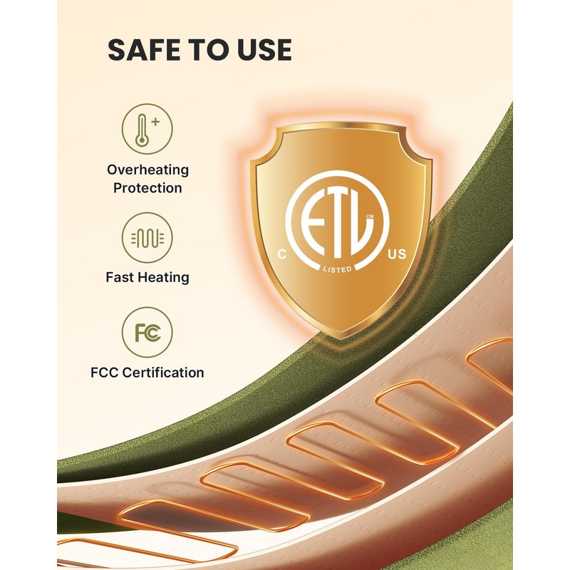 iDOO Portable Heating Pad & Heating Pad for Neck