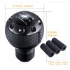 Arenbel 5 Speed Leather Car Shifter Ball Handle Manual Gear
