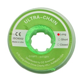 Angzhili 1 Piece Dental Orthodontic Elastic Chain Power Chains (Long, Light Green)