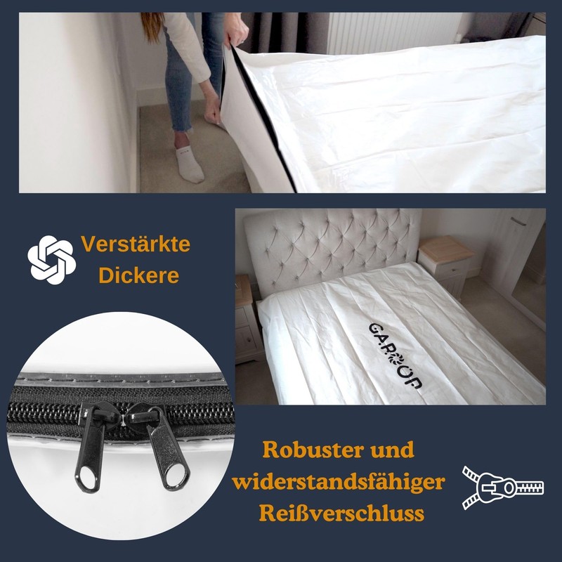 GAROOP Mattress Cover 90 x 190/200 cm | 30 cm