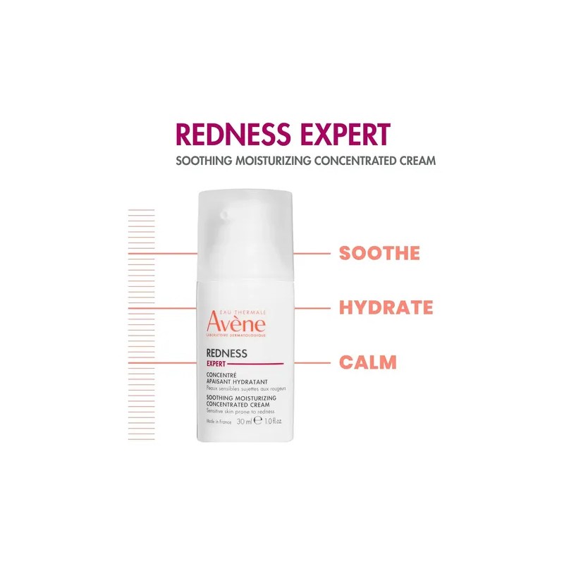 Avene Redness Expert Crema Concentrada Hidratante Calmante,
