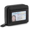XINNSTAR Genuine Small Wallet for Women, Slim RFID Blocking Credit