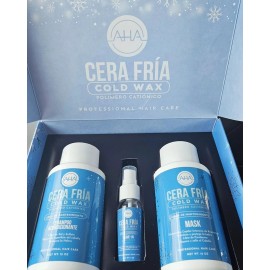 AHA Cera Fria Linea de Mantenimiento Simone Professional De 3 piezas, kit de Shampoo