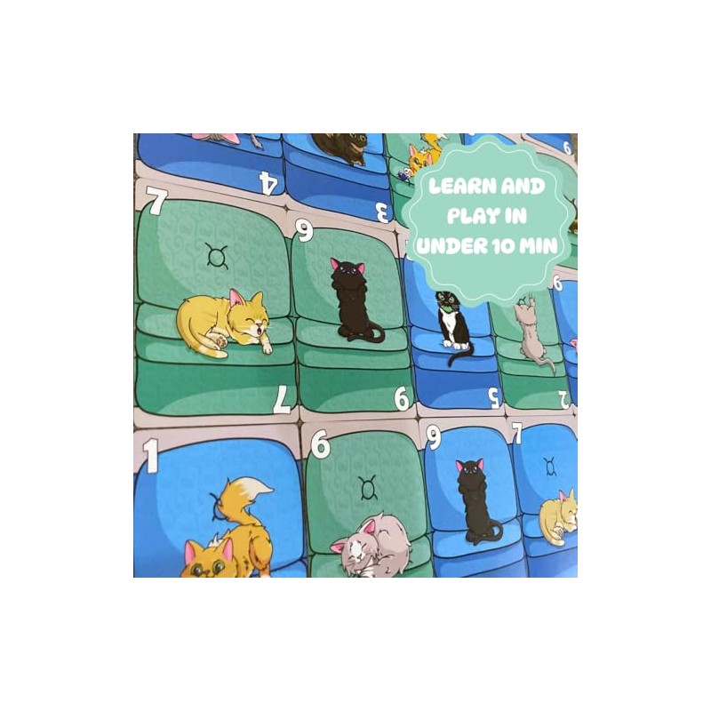 Couch Kittens Card Game- Quick and Easy 2 Player Game