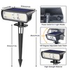 Toodour Solar Spot Light Outdoor, 6 Pack Solar Lights Outdoor
