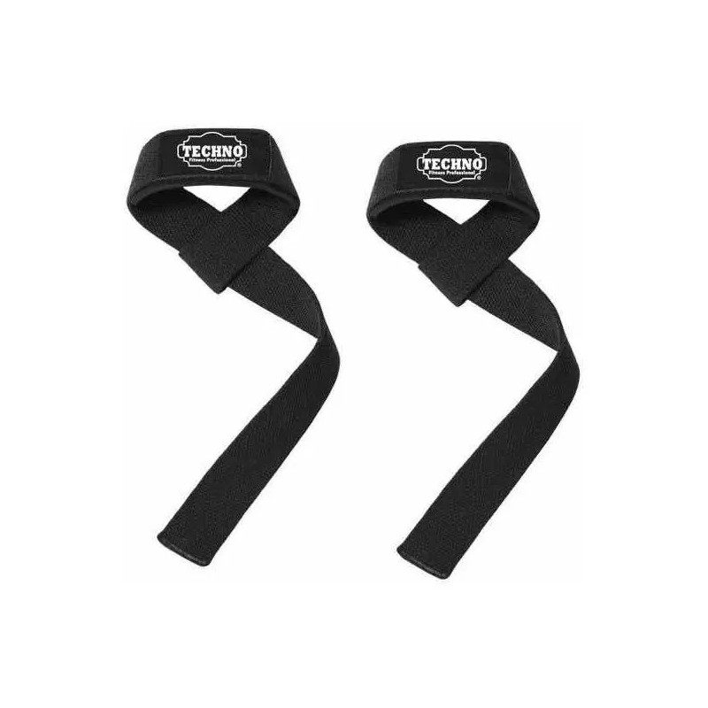 Techno Vendas De Rodillas + Straps Para Pesas + Vendas