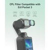 TELESIN CPL Zirkularpolarisator Filter Objektivschutz für DJI Osmo Pocket 3