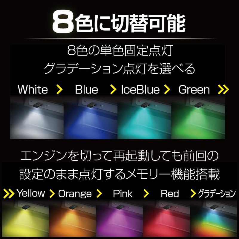 Seikou Sangyo Car Goods EXEA Mini USB Light TypeC EL-176