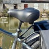 Comfortable Bike Seat with Suspension Seatpost, Large Oversized Saddle, Upgrade