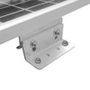 Newpowa Solar Panel Mounting Curved Z Bracket with Nuts and