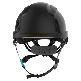 JSP EVO ALTA Skyworker Safety Helmet, Wheel Ratchet, Vented, Black, All-round impact protection, Industrial Climbing helmetmeeting EN 12492 with a 4-point chinstrap (ARC170-001-100)