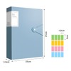A4 Display Folders, 60 Pockets Display Book Folders with Plastic