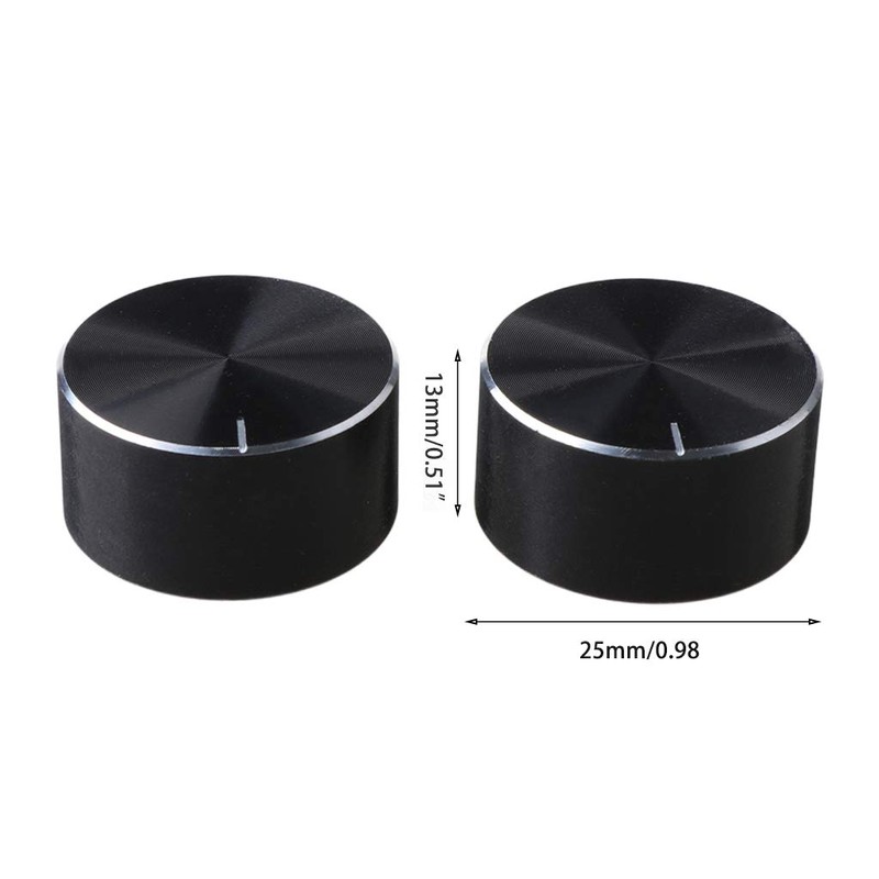 Buwei 2 x 25 x 13 mm D-Axis Rotary Potentiometer