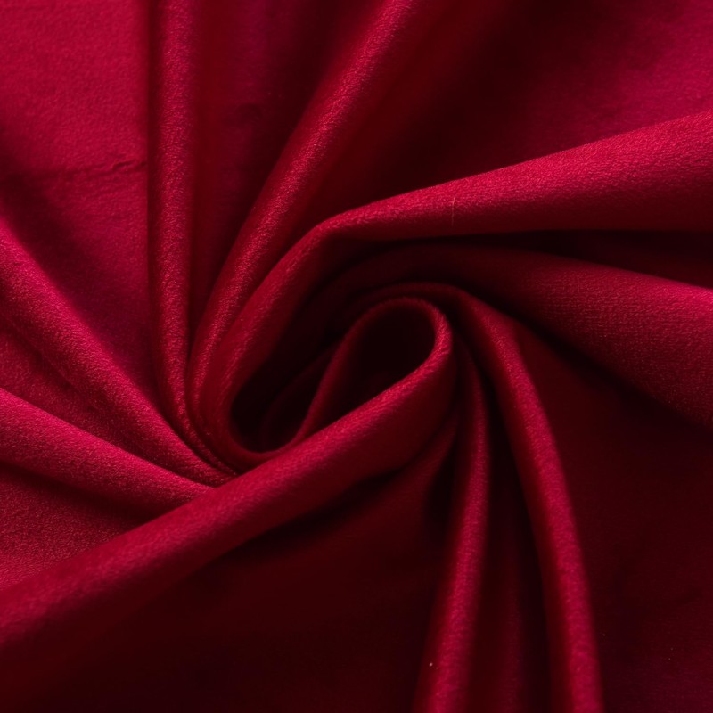 gisewood Red Velvet Curtains 96 Inches Long Back Tab Thermal