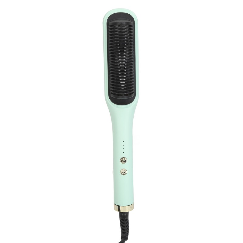 Negative Ion Hair Straightener Styling Comb Adjustable Temperature Straightening Comb