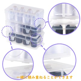 New brothread 8 White + 8 Black Polyester Machine Embroidery Thread Set 1000M (1100Y) No. 50 Each Spool Embroidery Machine Thread with Transparent Plastic Storage Box for Embroidery Machine