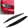 2 Pcs Headlight Eyebrow Front Left Right Light Eyelid Trim