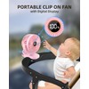 TUNISE Clip on Fan, USB Fan with 3 Speeds 4.5m/s,