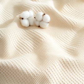 RAYME TEKSTIL - Manta de algodón 100 % turco, tamaño Queen, fabricada en Turquía, colcha ligera y aireada (crudo natural, manta tamaño queen, 90 x 90 pulgadas)