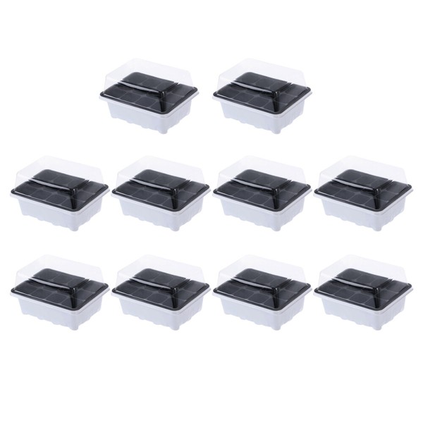None 10 Pack Hydroponics Kits Germination Starter Nursery Box Set