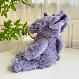 Jorkei Elephant Stuffed Animal - Soft Baby Elephant Plush Travel Size Plush Toy for Toddlers, Nursery Decor Purple 13.78 inch