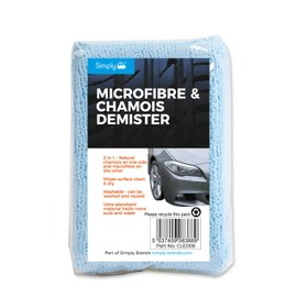 Simply CLE008 Car Home Wash and Dry 2 in 1 Natural Chamois Microfibre