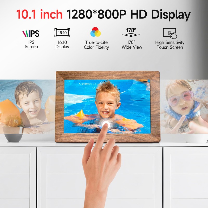 Frameo 10.1 inch WiFi Digital Photo Frame -1280 * 800