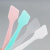 Wopanxye 120 Pack Cosmetic Spatula, Small Plastic Spoon for DIY