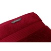 Lashuma Sauna Towel Embroidered with Monogram, Bath Towel Red Ruby