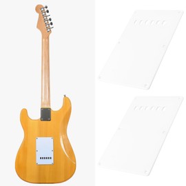 eMagTech 2X Single Layer Tremolo Back Plate Cover with Screws142x90mm Compatible with Stratocaster Style Guitar