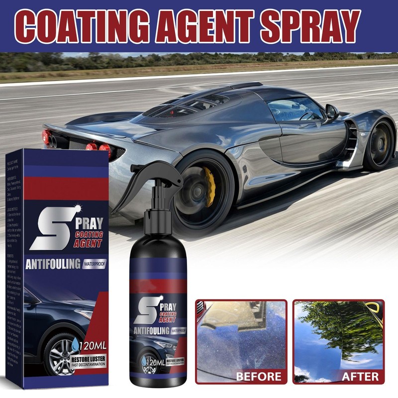 2PCS Spray Coating Agent Multi-Functional Coating Renewal Agent, Car Coating