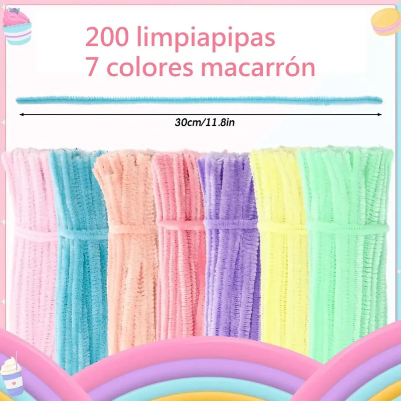 C* .. Más Vendido Zz 200 Pzs Limpia Pipas Limpiapipas