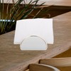 MAGICLULU Ceramic Napkin Holder with Golden Edging Stylish Tabletop Napkin