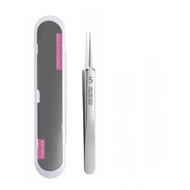 One Piece Metal Pointed Nose Tweezers Durable Stainless Steel Pointed Tweezers Fine Pointed Tweezers Ingrown Hair for Splitter Removal and Ingrown Hair Treatments