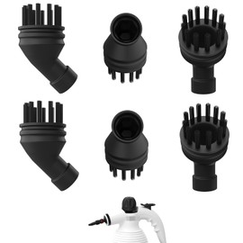 Vykyntow 6 Pack Steam Cleaner Attachments Brush Compatible with Gloil Handheld Steam Cleanersc301, Steam Cleaner Replacement Accessories Nylon Brush Parts