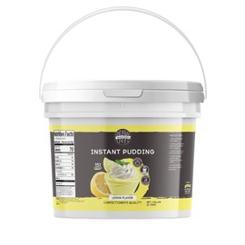 Birch & Meadow 1 gallon, Lemon Instant Pudding, Bulk Size, Mix in Minutes, Snack, Filling, Dessert