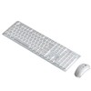 Wireless Keyboard and Mouse Combo, 2.4G Rechargeable Full Sized Backlit