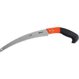 Edward Tools Heavy Duty Pruning Saw with Sheath - 12” Razor Tooth Blade - Japanese Style Samurai Saw for Trimming Trees, Branches, Garden - Arborist 7 TPI Grade