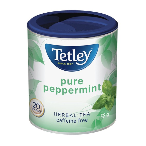 Tetley PURE PEPPERMINT HERBAL TEA, 20 Tea Bags
