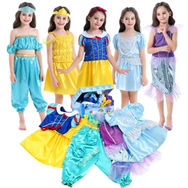 VGOFUN Princess Dresses for Girls - Dress up Clothes Pretend Play for Toddler Girl Christmas Birthday Gift for 3-6 Years