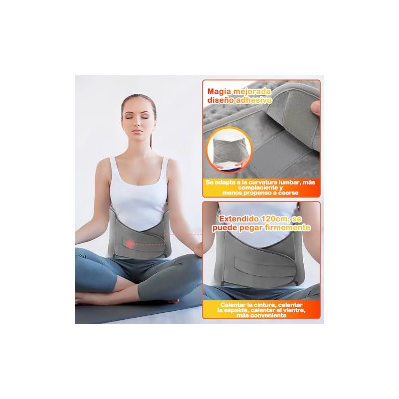 Almohadilla Trmica,Manta Termica con Correa Adjustable,Compresa Caliente Electrica con 6