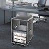 16U Cabinet Rolling Network Rack, Audio Studio Video Telecom Equipment