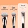 TEOYALL Under-Eye Concealer Brush, Small Flat Angled Synthetic Bristles Flawless