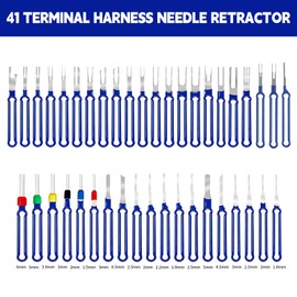 UESDU 41 Stück Auspinwerkzeug Set, Auto Entriegelungswerkzeug Auspinnwerkzeug Kfz Set Entfernen von Kabelsteckern Terminal Ejector Kit für Meisten Steckverbinder Terminals
