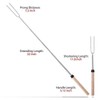 Roasting Sticks Marshmallow Roasting Sticks 32 Inch Stainless Steel Extendable